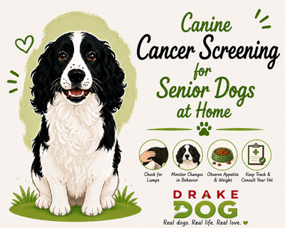 Canine Cancer Screening for Senior Dogs at Home - Drake Dog Cancer Foundation