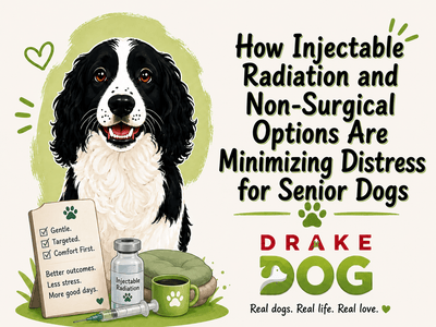 How Injectable Radiation and Non-Surgical Options Are Minimizing Distress for Senior Dogs - Drake Dog Cancer Foundation