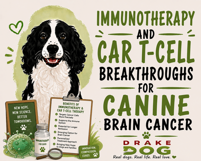 Immunotherapy and CAR T-Cell Breakthroughs for Canine Brain Cancer - Drake Dog Cancer Foundation