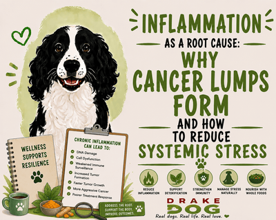 Inflammation as a Root Cause: Why Cancer Lumps Form and How to Reduce Systemic Stress - Drake Dog Cancer Foundation