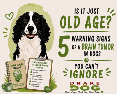 Is it Just Old Age? 5 Warning Signs of a Brain Tumor in Dogs You Can't Ignore - Drake Dog Cancer Foundation