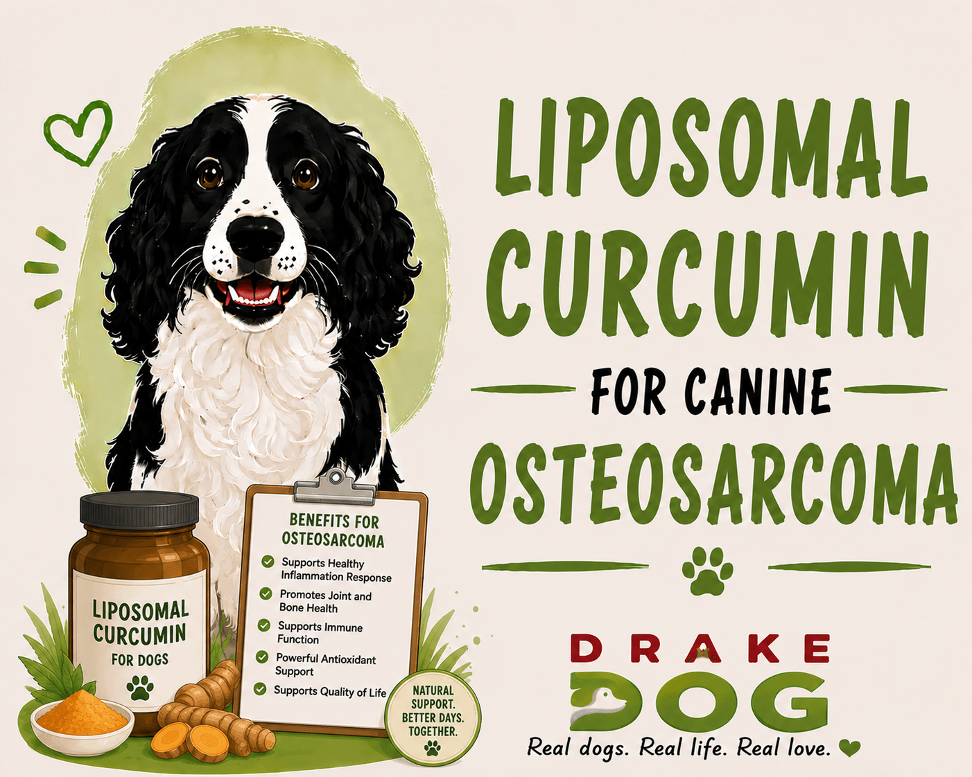 Liposomal Curcumin for Canine Osteosarcoma - Drake Dog Cancer Foundation