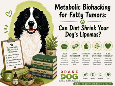 Metabolic Biohacking for Fatty Tumors: Can Diet Shrink Your Dog’s Lipomas? - Drake Dog Cancer Foundation