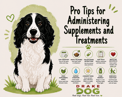 Pro Tips for Administering Supplements and Treatments - Drake Dog Cancer Foundation