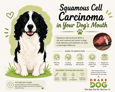 Squamous Cell Carcinoma in Your Dog's Mouth - Drake Dog Cancer Foundation