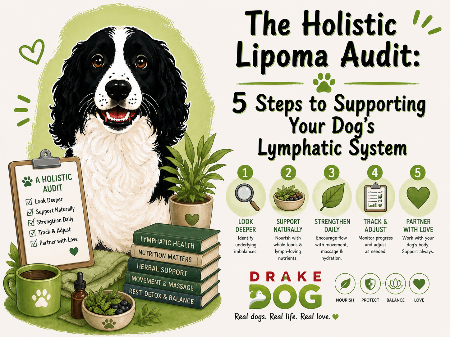 The Holistic Lipoma Audit: 5 Steps to Supporting Your Dog’s Lymphatic System - Drake Dog Cancer Foundation
