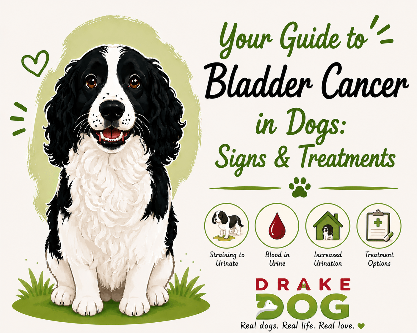Your Guide to Bladder Cancer in Dogs: Signs & Treatments - Drake Dog Cancer Foundation
