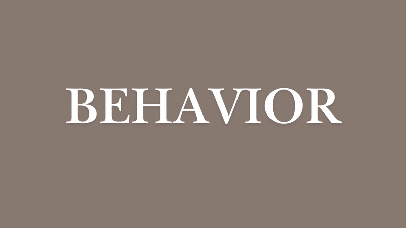 Behavior