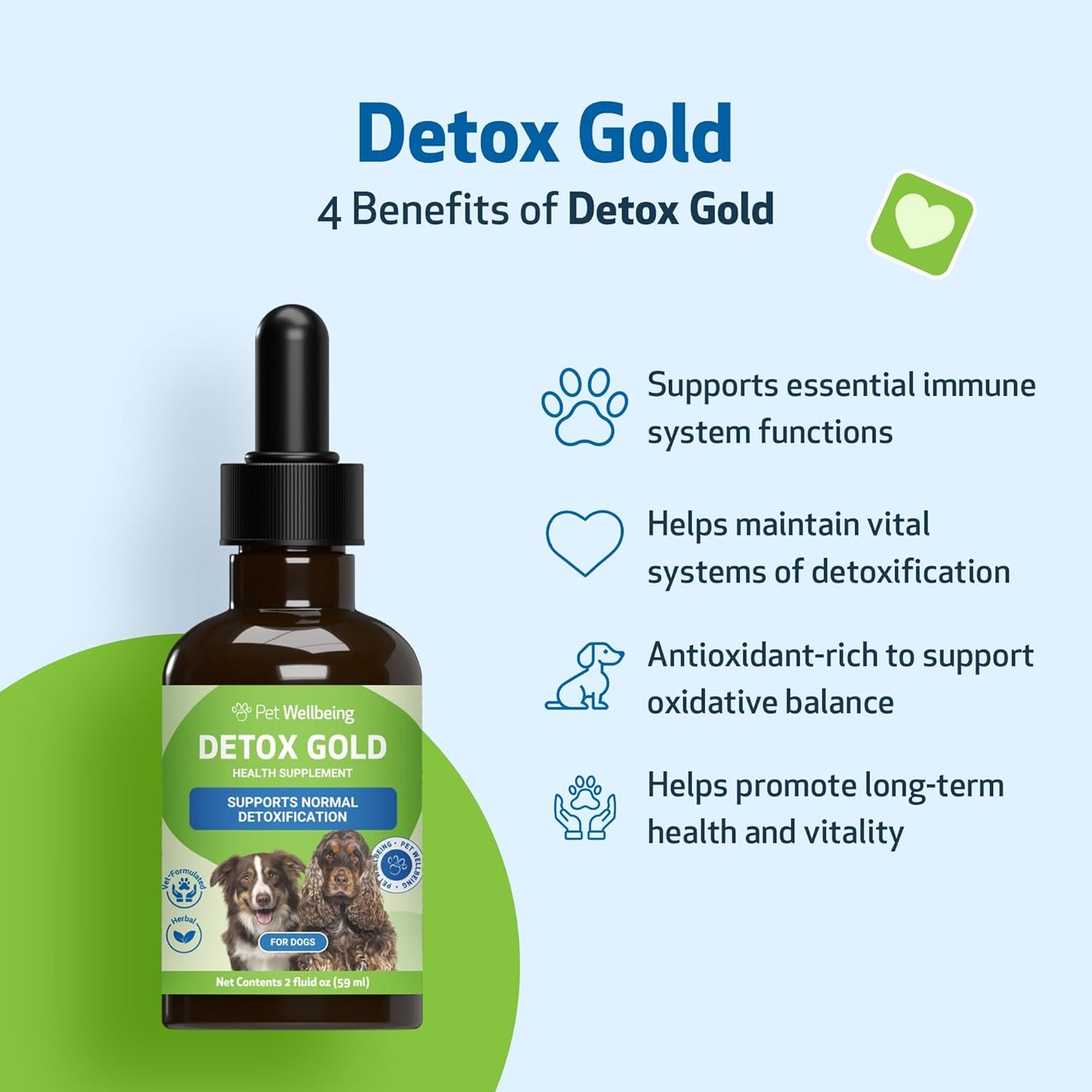Detox Gold for Healthy Detox & Elimination - Drake Dog Cancer Foundation