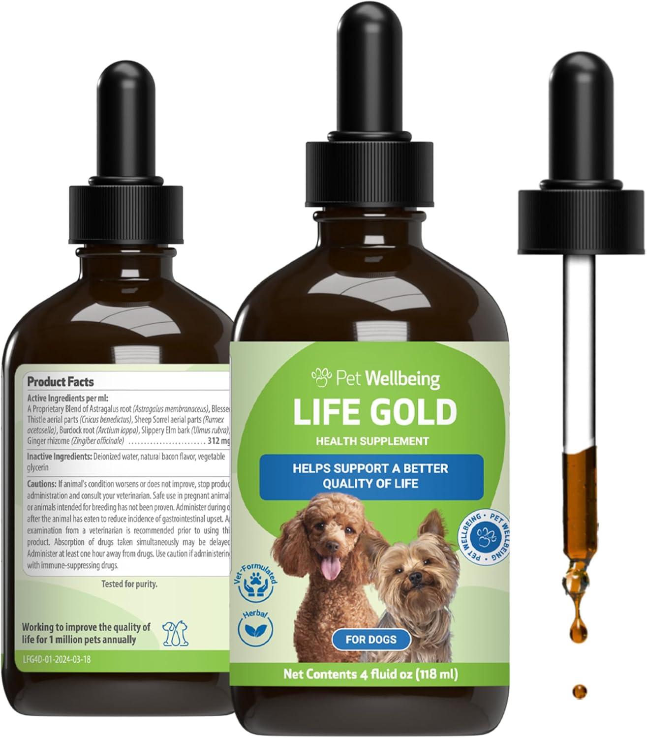Life Gold - Drake Dog Cancer Foundation